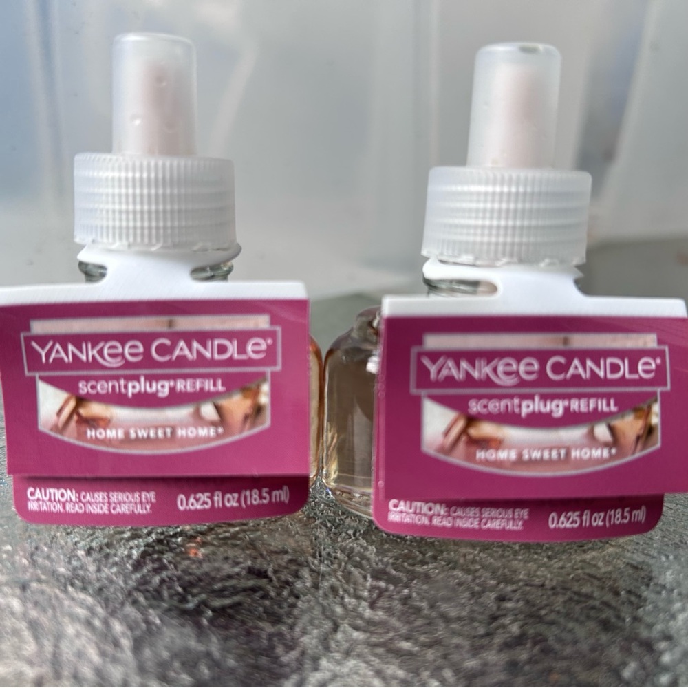 Pack of 2 Refills Yankee Candle Scent Plugs HOME SWEET HOME 0.625oz